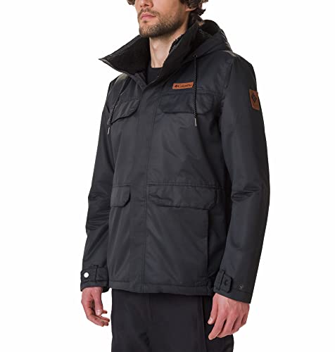 Columbia South Canyon Lined Jacket Winterjacke für Herren, Schwarz von Columbia