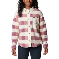 Columbia West Bend Shirt Jacket Women Damen Fleecejacke pink Gr. M von Columbia