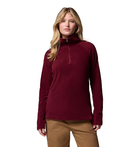 Columbia Women's Glacial 4 Half Zip Fleece Pull Over, Rich Wine, L von Columbia