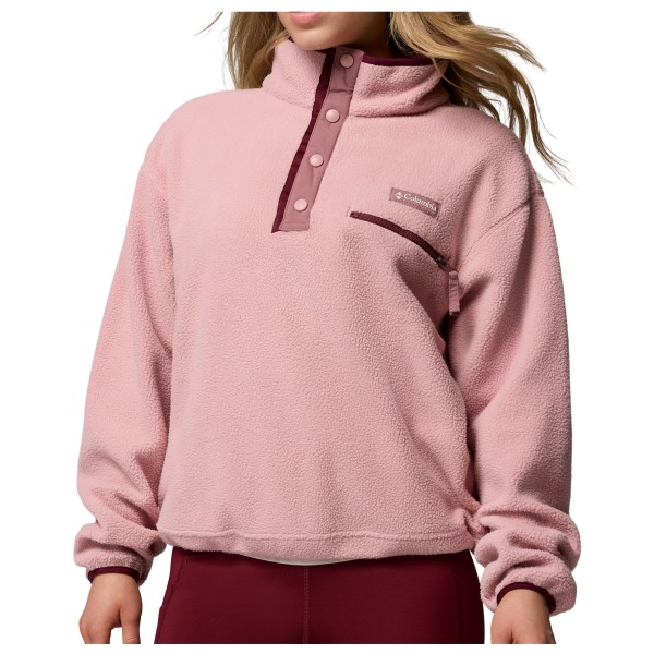 Columbia - Women's Helvetia II Cropped Half Snap Fleece - Fleecepullover Gr XL rosa von Columbia