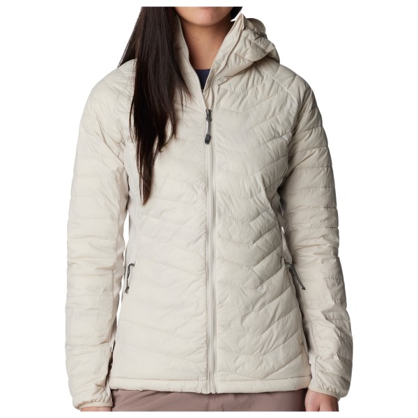 Columbia - Women's Powder Pass Hooded Jacket - Kunstfaserjacke Gr L;M;S;XL;XS beige/grau;schwarz von Columbia