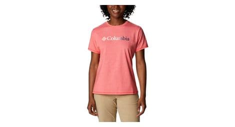columbia sun trek graphic pink damen t shirt von Columbia