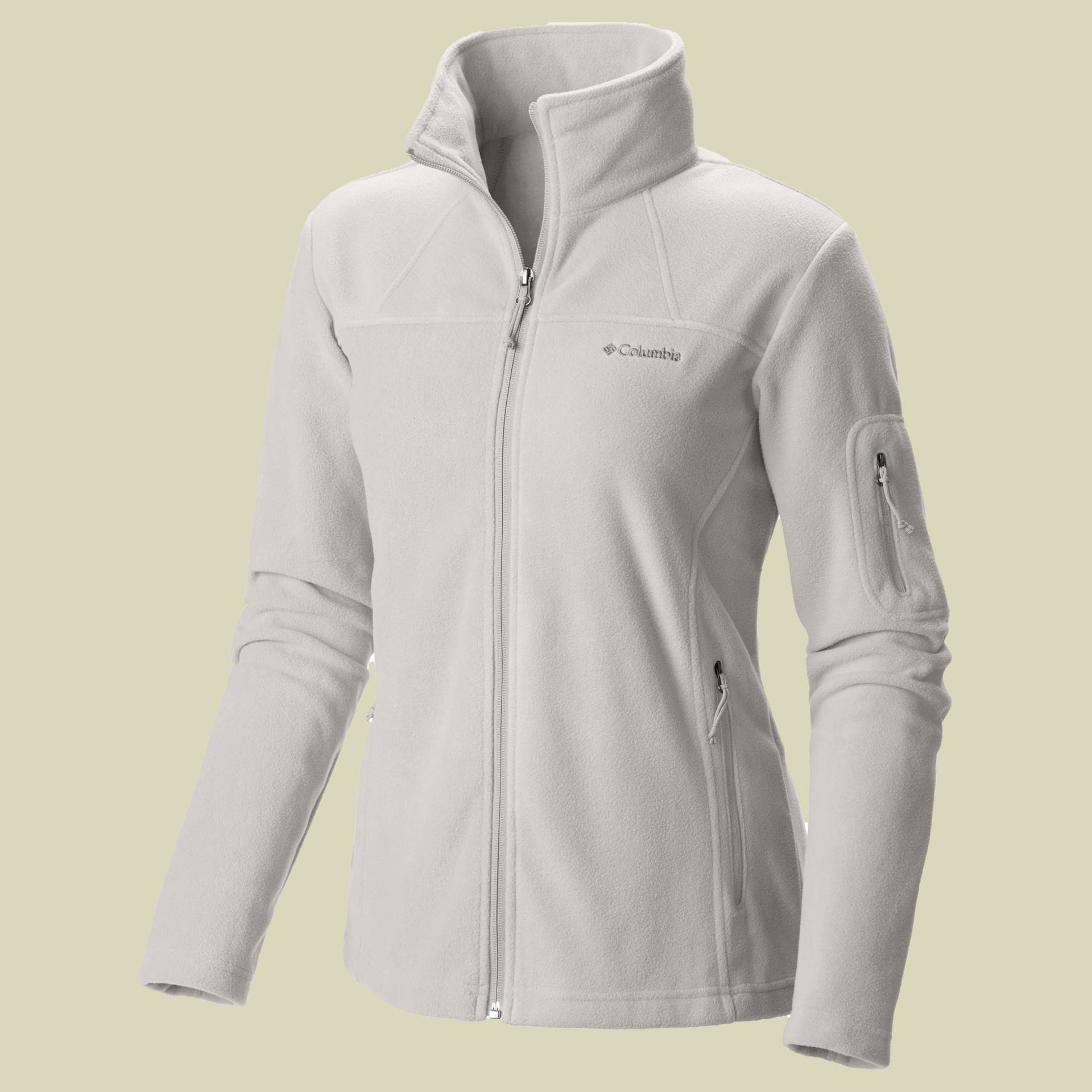Fast Trek II Full Zip Fleece Women grau S - sea salt von Columbia