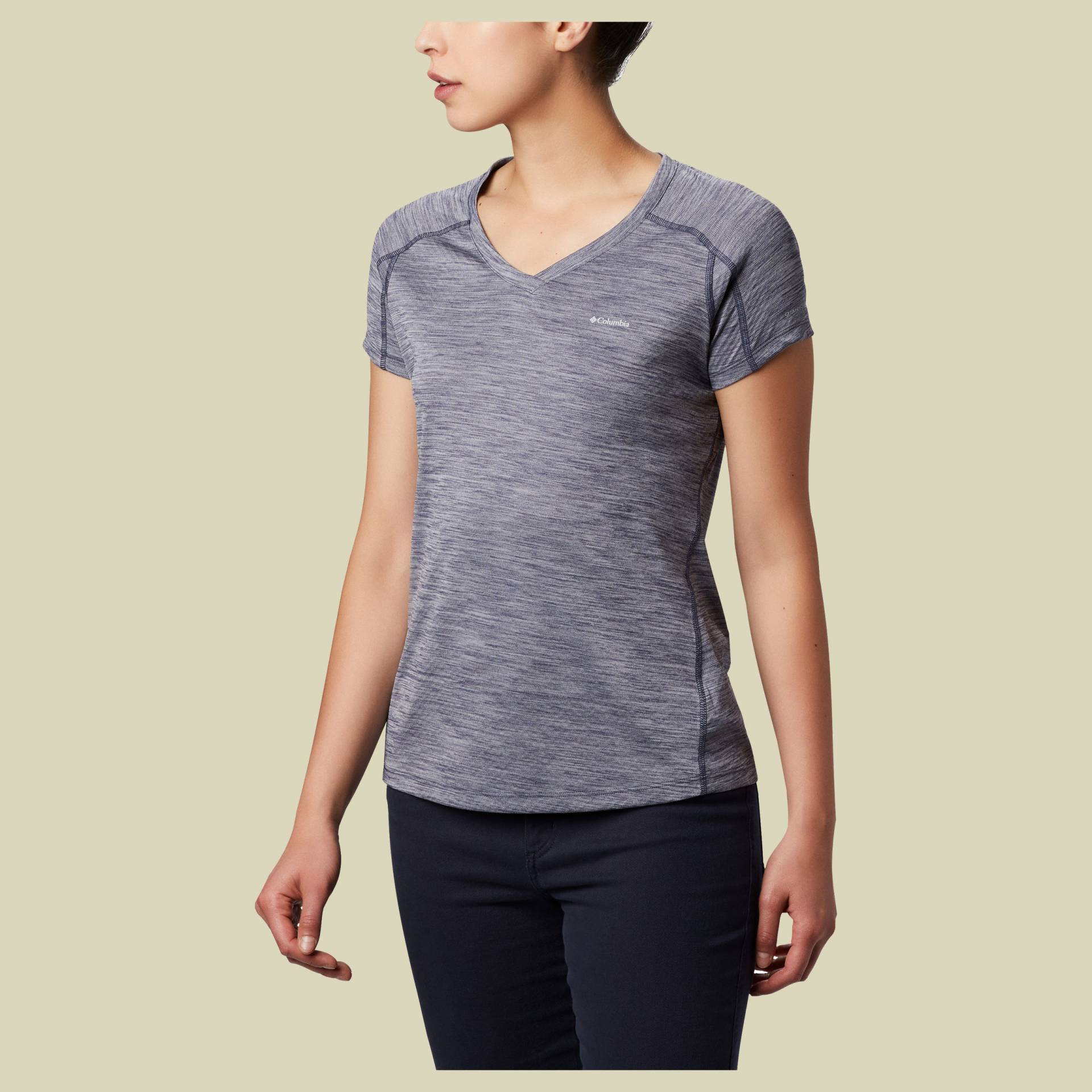 Zero Rules Short Sleeve Shirt Women Größe L Farbe nocturnal heather von Columbia