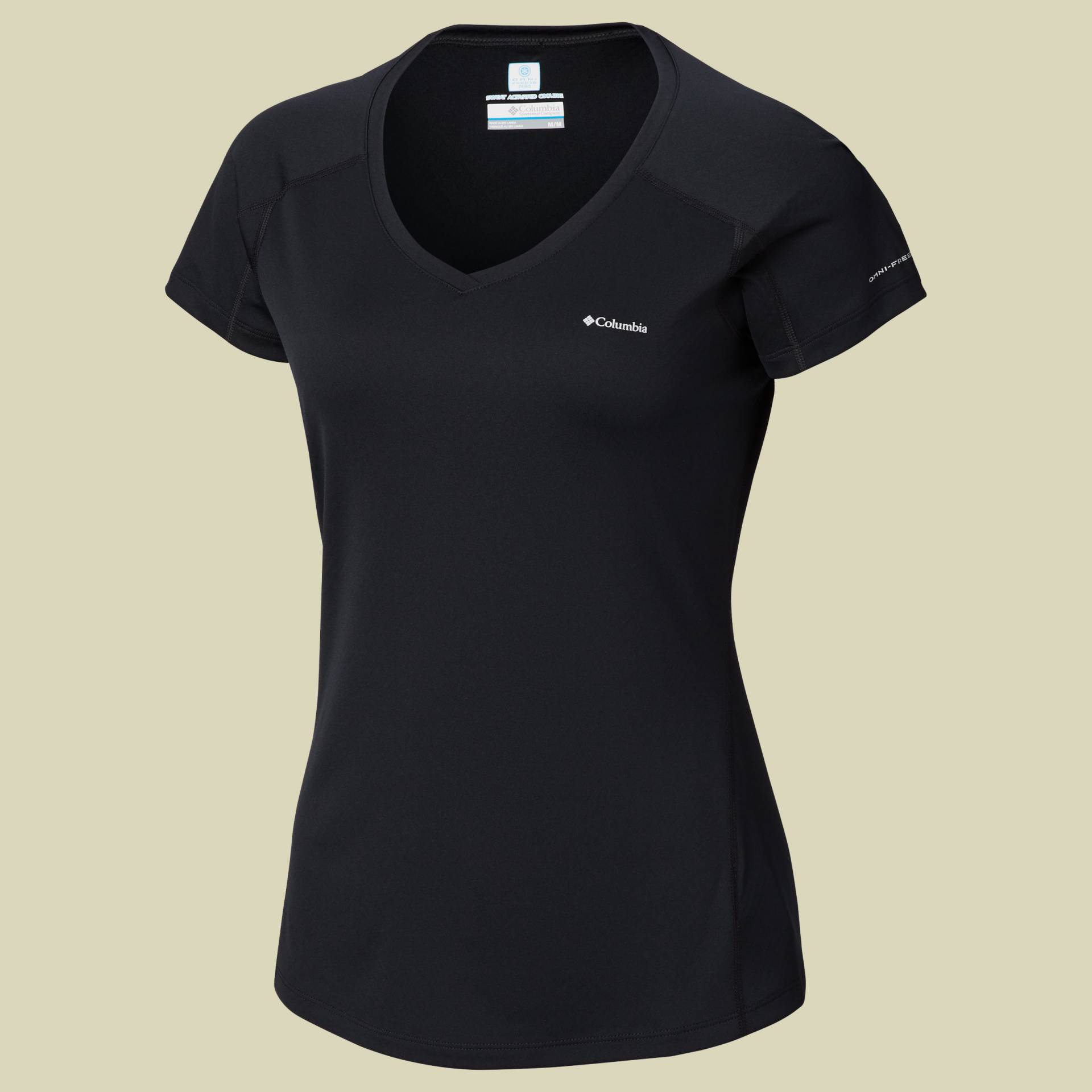 Zero Rules Short Sleeve Shirt Women Größe XL Farbe black von Columbia