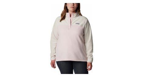 columbia benton springs 1 2 zip fleece sweatshirt rosa von Columbia
