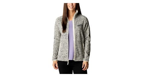 columbia sweater weather full zip fleece grau damen von Columbia