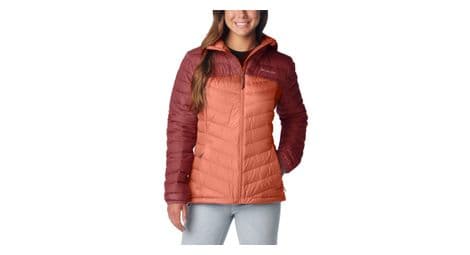 damen columbia westridge daunen  p kapuzenjacke  p rot orange von Columbia