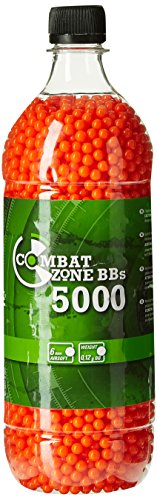 Combat Zone Basic Selection Airsoft Munition Flasche, Rot, One Size von Combat Zone