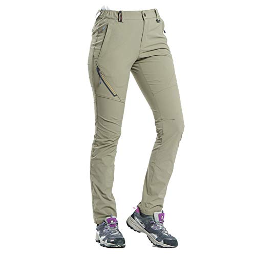 Comcrib Damen Trekkinghose wasserdichte Wander Hose Atmungsaktiv Schnell Trocknend Sommer Outdoor Funktions Hose zum Reiten Sport Bergsteigen von Comcrib