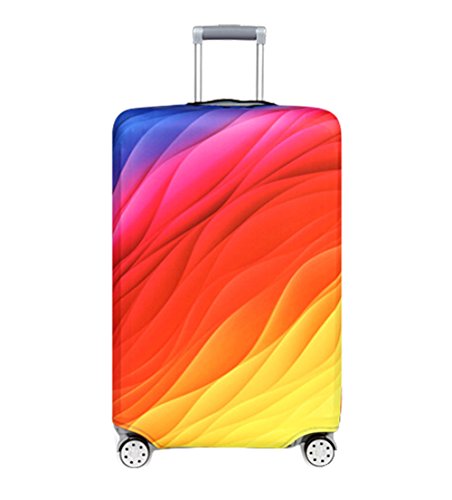 Comfysail Elastisch Reise Kofferhülle Kofferschutzhülle Koffer Schutzhülle mit Reißverschluss Luggage Cover für 18-32 Zoll Koffer von Comfysail