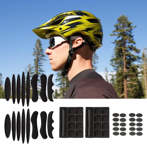 Fahrradhelmpolster, Universal Fahrradhelm Pads, Ersatz Fahrrad Helm Polster, Helmpolster-Set, Helmpolster Schaumstoff, Ersatz Fahrrad Helmpolster, Taktische Helmpolster, Helmpolster-Kit (2-Set) von Comioke