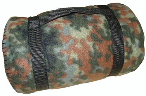 Commando Industries Kuschlige Flauschige Army Style Picknick Decke Outdoordecke 140 * 190cm (Flecktarn) von Commando Industries