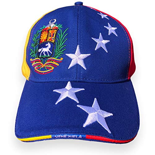 Original Venezuela Mütze L Gorra de Venezuela l Opposition Venezuela Cap l Venezuelan Hat (7 Estrellas y Caballo viendo a la IZQUIERDA ;) + Foto de Venezuela, Tri-Color von Como Ayudar a Venezuela