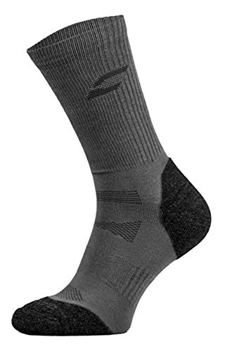 Comodo - Bambus Socken für Wandern | Sommer Atmungsaktiv Antibakteriell Wandersocken | Herren und Damen (Grau - Dunkelgrau, 39-42) von Comodo