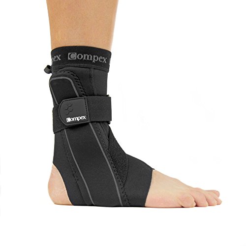 Compex Unisex – Erwachsene Bionic Ankle Right Fitness Bandagen, Schwarz, XL von Compex