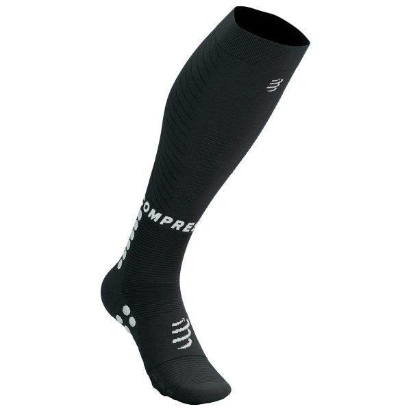 Compressport - Full Socks Recovery 2.0 - Kompressionssocken Gr 4M - EU 45-47 schwarz von Compressport