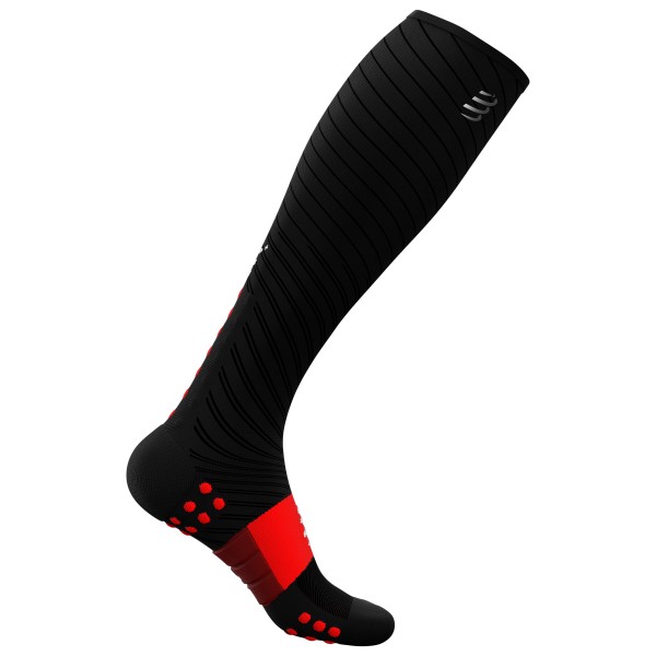 Compressport - Full Socks Recovery - Kompressionssocken Gr 2L - EU: 39-41 schwarz von Compressport