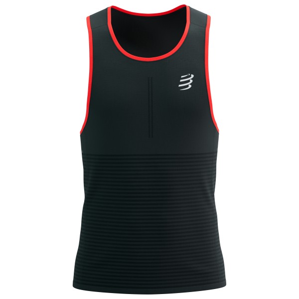Compressport - Pro Racing Singlet - Laufshirt Gr S schwarz von Compressport