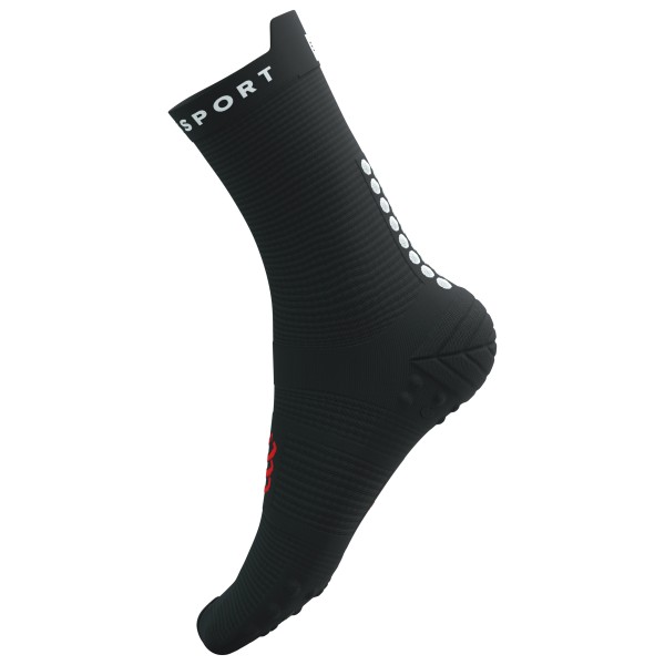 Compressport - Pro Racing Socks V4.0 Run High - Laufsocken Gr T1 - EU: 35-38 schwarz von Compressport
