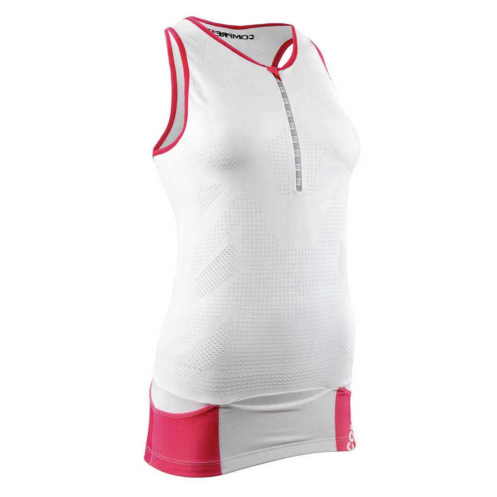 Compressport Tr3 Ultra Sleeveless T-shirt Weiß L Frau von Compressport