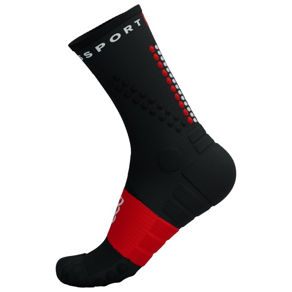 Compressport - Ultra Trail Socks V2.0 - Laufsocken Gr T1 - EU: 35-38;T2 - EU: 39-41;T3 - EU: 42-44;T4 - EU: 45-48 grau;schwarz von Compressport