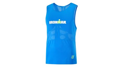 compressport ironman seaside singlet blau von Compressport