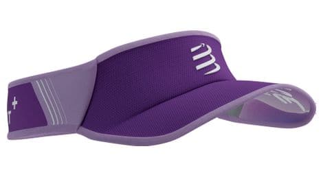 compressport ultralight visor violett weis von Compressport