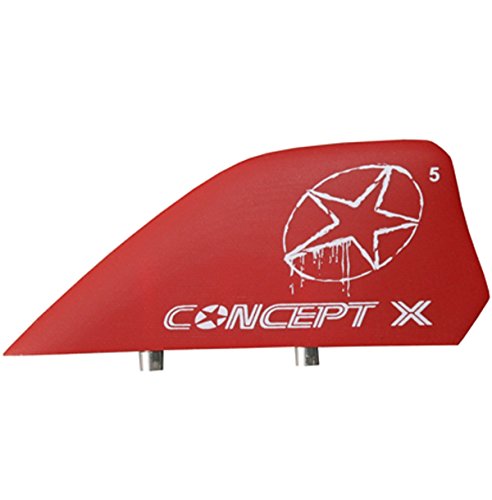 G10 Kite Finne Concept X 5.0cm Rot von Concept X