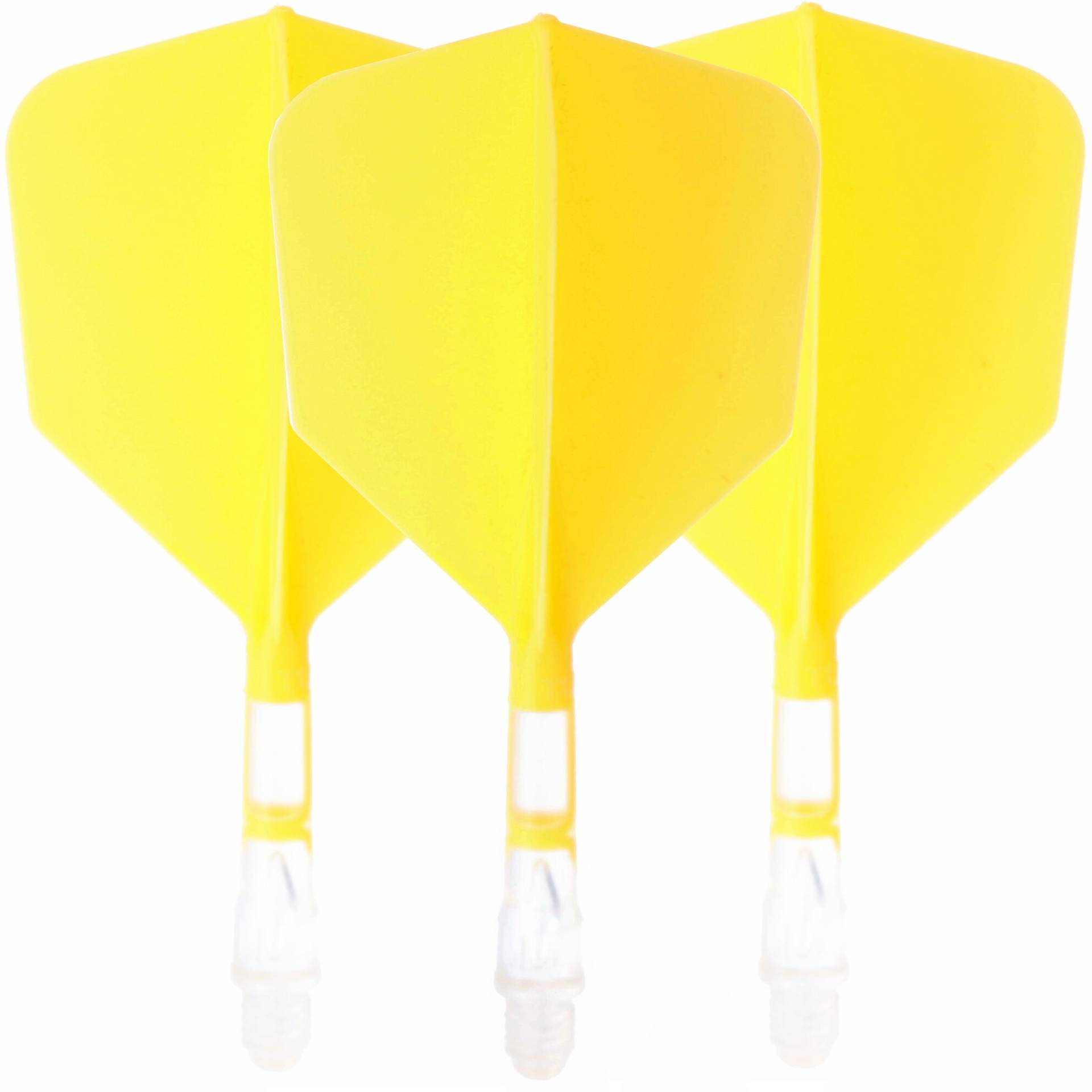Cuesoul integrierte Dart Flights AK7, Standard S, gelb transparent von Condor