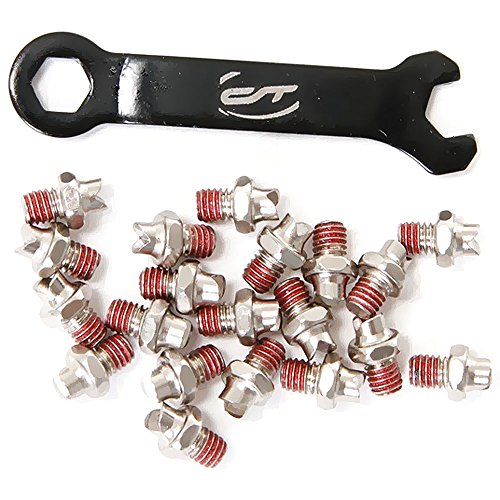 Contec MTB-Pedalpins R-Pins+ Plus Stahl Chrom Silber 4250311356020 +Flicken von CONTEC