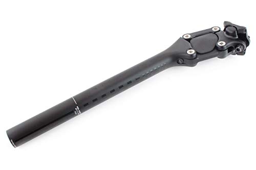 Contec Unisex – Erwachsene SP-060 Slim Federsattelstütze, schwarz, Ø 27,2 mm, 350 mm lang von Contec