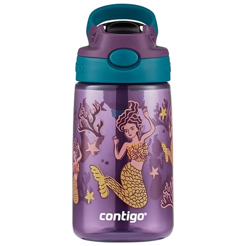 Contigo,2127478,Kids’ AA8Easy-Clean AUTOSPOUTStraw Water Bottle;BPA-free, robust water bottle; 1leak-proof; easy-clean; ideal for daycare, preschool, school and sports; 14 oz von Contigo