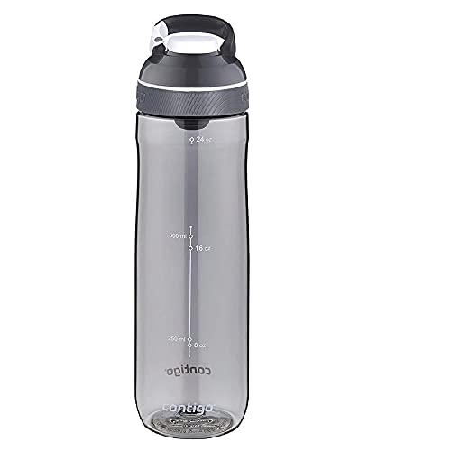 Contigo Cortland Autoseal Wasserflasche, große BPA-freie Trinkflasche, auslaufsichere Sportflasche, spülmaschinenfest, ideal für Sport, Radfahren, Laufen, Wandern, 720 ml von Contigo