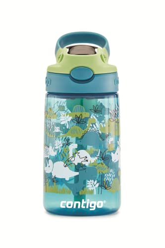 Contigo 2127479 Kids’ Easy-Clean AUTOSPOUT Straw Water Bottle; BPA-free, robust water bottle;,1 leak-proof; easy-clean; easy-clean; ideal for daycare, preschool, school and sports; 14 oz von Contigo