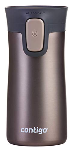 Contigo Pinnacle Autoseal Thermobecher, Edelstahl-Reisebecher, Isolierbecher, auslaufsicher, Kaffeebecher to Go, Travel Mug mit Easy-Clean-Deckel, BPA-frei, 1 Stück (1er Pack) von Contigo