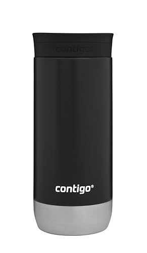 Contigo Unisex – Erwachsene Huron 2.0 Snapseal Thermobecher, Licorice, 470 ml von Contigo