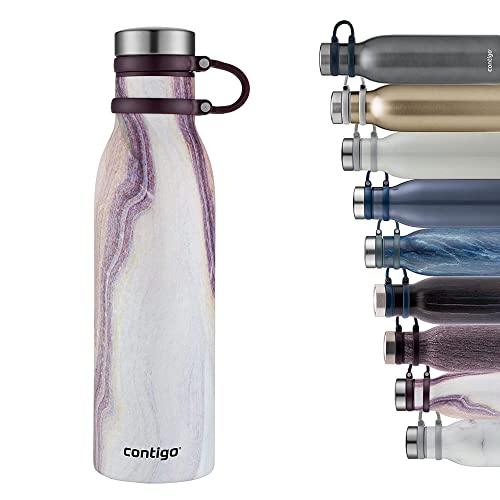 Contigo Unisex – Erwachsene Matterhorn Trinkflasche, Weiß, 590 ml von Contigo