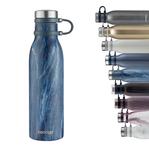 Contigo Unisex – Erwachsene Matterhorn Trinkflasche, Blue Slate, 590 ml von Contigo