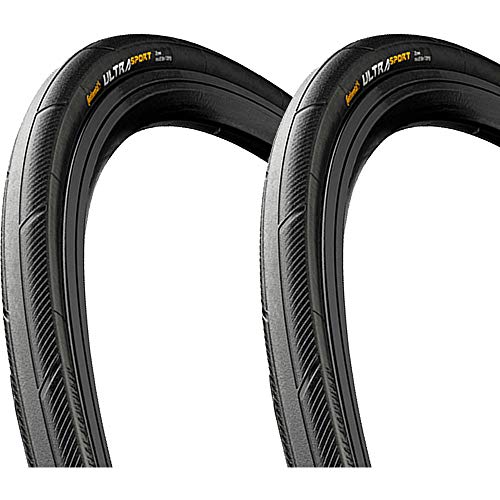 2xContinental Ultra Sport 3 E25 Draht 28x1,1" 28-622 700x28C Reifen+Flicken von Continental