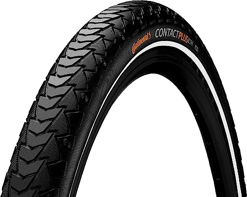 Continental Contact Plus Fahrradreifen, schwarz, 24" | 600 x 50C | 24 x 1.75 von Continental