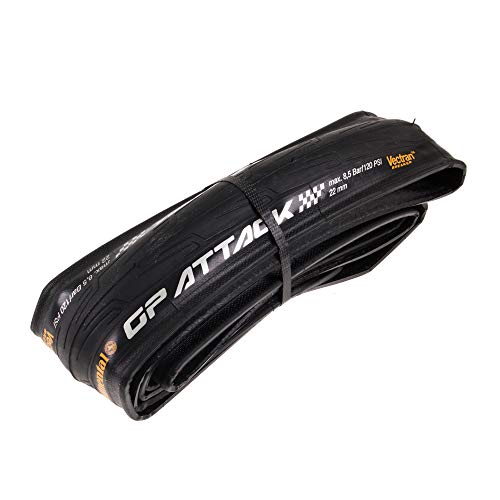 Continental Faltreifen Grand Prix Attack, Black/Black Skin, One size, 0100488 von Continental