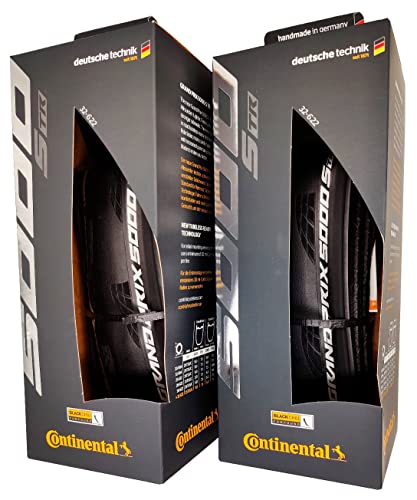 Continental Grand Prix 5000 S TR 700x32 schwarz - schlauchlos bereit - 2 Stück von Continental