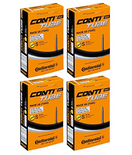 Continental Race 28 Zoll 700 x 20-25c Schlauch – 60 mm Presta-Ventil (4 Röhren) von Continental