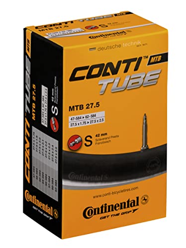 Continental ' Continental 42 mm MTB Presta-Ventil-Innenrohr, schwarz, 27,5 x 1,75, 2,5 Zoll/42 mm von Continental