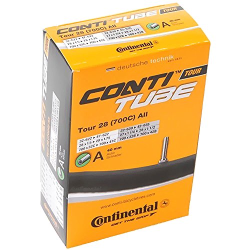 Continental Schlauch Tour All 28 Zoll Schraderventil 40mm ca170g 4019238+Flicken von Continental