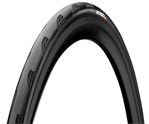 Continental Unisex – Erwachsene Grand Prix 5000 Fahrradreifen, schwarz, 28" | 700 x 28C von Continental