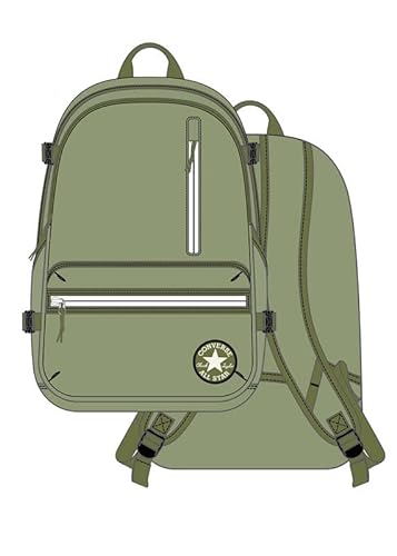 CONVERSE 10021138-A08 Straight Edge - Seasonal Color Backpack Unisex Grün von Converse
