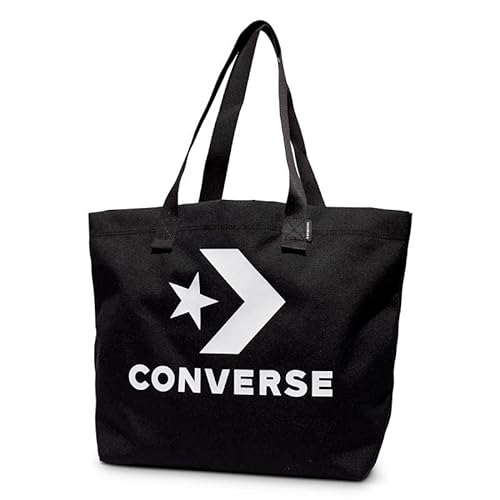 CONVERSE 10024675-A01 Star Chevron Tote Bag Unisex Schwarz von Converse