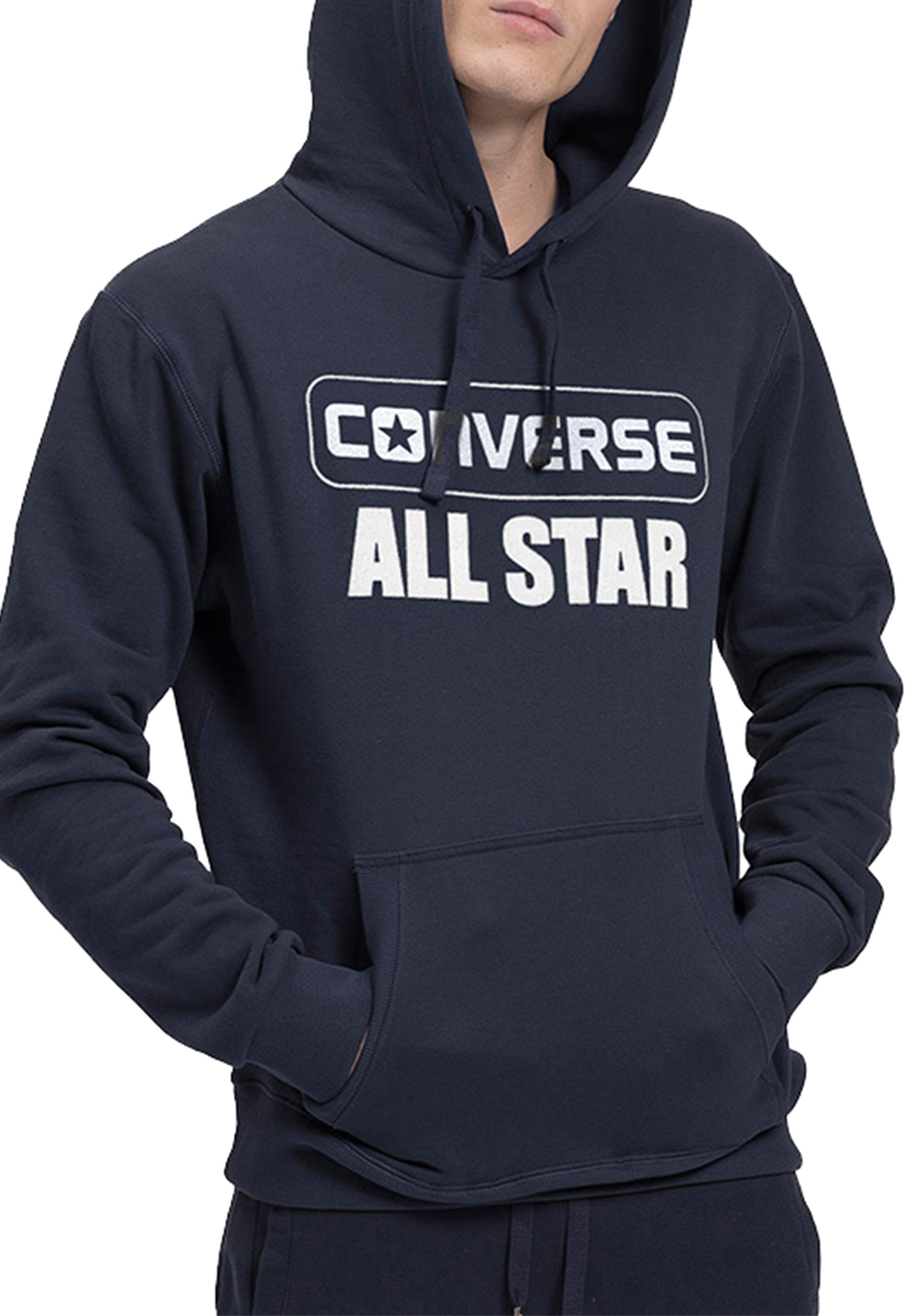Converse Herren All Star Hoodie Sweatshirt 10023305 navy von Converse